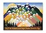 Adirondacks/Hiker/Hiking/Gift/High Peaks/ADK/ 46er /Scratch off/Adk/ 46er/Adirondack 46er/Adk Scratch off/ 46er/ Journal/ Map/peakquest