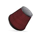 K&N Universal Clamp-On Air Intake Filter: High Performance, Premium, Washable, Replacement Filter: Flange Diameter: 6 In, Filter Height: 6 In, Flange Length: 0.625 In, Shape: Round Tapered, RF-1048