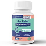WELMATE | Gas Relief | Simethicone 125mg Softgels | Extra Strength | IBS, Gas, Bloating, Pressure, & Discomfort Support for Women & Men | Fast Acting Stomach Support | 365 Softgels