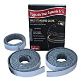 Gold Standard High Heat Gasket with Adhesive for Large Big Green Egg with Kevlar and Nomex - 2yr Warranty