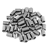 Thread Repair Insert, 50 PCS SS304 Stainless Steel Coiled Wire Helicoil Thread Repair Insert Assortment Kit M6 x 1.0 x 3D Length