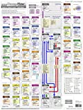 Project Management PM Process Flow - The ultimate PMP road map and study guide. (18" x 24" poster, based on PMBOK Guide - Sixth Edition)