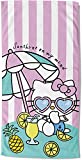Northwest Beach Towel, 30" x 60", Hello Kitty Umbrella Drink