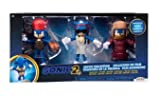 Sonic the Hedgehog 2 The Movie 4" Articulated Action Figure Collection (Sonic (Multi 3 Pack))