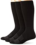 Wrangler Men's Western Boot Socks (Pack of 3),Black,Sock Size:Large(10-13)/Shoe Size: 9-13