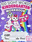 100 Sight Words Kindergarten Workbook Ages 4-6: A Whimsical Learn to Read & Write Adventure Activity Book for Kids with Unicorns, Mermaids, & More: ... Flash Cards! (Learning Activities Workbooks)