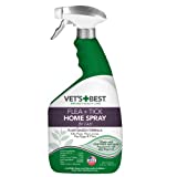 Vet's Best Flea and Tick Home Spray for Cats | Flea Treatment for Cats and Home | Plant-Based Formula | 32 Ounces, 2 Pack