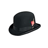 Scala Men's Wool Felt Derby Hat, Black, XX-Large