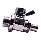 EZ-104(18mm-1.5) EZ Oil Drain Valve with removable Straight Hose End(H-001) Combo