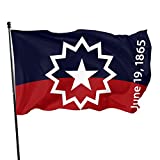 LCEMCOLDAE Juneteenth Flag - Vivid Color and Fade Proof - Remove The Convenient - Tea Party Flags - 100% Polyester 3 X 5 Ft