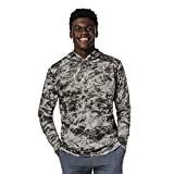 Vapor Apparel Mens UPF 50+ UV Hoodie, Medium, Mossy Oak Elements Manta