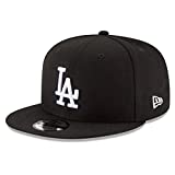 New Era 950 Los Angeles Dodgers Basic Snapback Hat (Black/White) Men's Cap