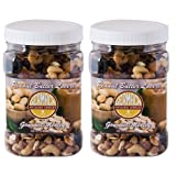 Germack Pistachio Company, Peanut Butter Lovers Gourmet Medley Snack Mix, 17 oz, Set of 2
