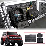 3packs Detachable Tailgate Bag GBmall Tailgate Storage Pockets Bronco Accessories Back Door Canvas Cargo Tools Organizer for Ford Bronco 4-Door 2021 2022