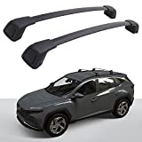 EZREXPM Cross Bars Roof Rack Fit for 2022 2023 Hyundai Tucson Luggage Rack Crossbar Cargo Carrier Rooftop Accessories (with Side Rails)