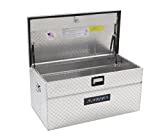 Lund 9436T 36-Inch Aluminum Flush Mount Single Lid Truck Tool Box, Diamond Plated, Silver