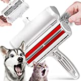 ChomChom Pet Hair Remover - Reusable Cat and Dog Hair Remover for Furniture, Couch, Carpet, Car Seats or Bedding - Portable, Multi-Surface Lint Roller and Fur Removal Tool