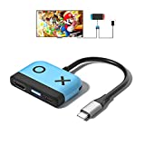 Switch Dock for Nintendo Switch,Portable Dock with HDMI TV USB 3.0 Port and USB C Charging,Compatible with Nintendo Switch Steam Deck MacBook Pro/Air Samsung and More