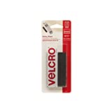 VELCRO Brand Sticky Back Strips with Adhesive | 4 Count | Black 3 1/2 x 3/4 In | Hook and Loop Fasteners for Home Organization, Classroom or Office