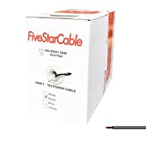 FiveStarCable 18/2 Power Cable 1000 ft 18-2 Gauge Security/Alarm/Audio/Control Cable Wire 18 AWG