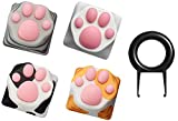 ZOMOPLUS Cute Cat Paw Keycap,Squishy Paw Custom Keycap-4pcs Keycap for Mechanical Keyboard,Suitable for Cherry MX/Gateron Switches-ESC Key Keycap (4 Keycaps)