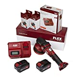 The Clean Garage Flex XCE 8 125 18.0-EC/5.0 | Cordless Forced Rotation Polisher Kit | 2 Batteries