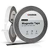 GAUDER Magnetic Tape Extremely Self Adhesive (0.6 Inch x 10 Feet) | Magnetic Strips | Magnet Roll