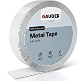 GAUDER Metal Tape Self Adhesive | Ferrous Tape for Magnets | Metallic Steel Strip
