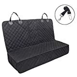 JSTHT Dog Seat Cover, 100% Waterproof Pet Seat CoverBench Car Seat Cover Protector Scratch Proof Nonslip Durable Soft Pet Back Seat Covers for Cars Trucks & SUVs