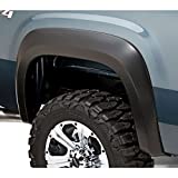 Bushwacker Extend-A-Fender Extended Rear Fender Flares | 2-Piece Set, Black, Smooth Finish | 40108-02 | Fits 2007-2013 GMC Sierra 1500/2500 HD Fleetside