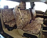 Exact Seat Covers, FD9 SA-C, 2004-2008 Ford F150 XLT Super Cab Complete Front and Rear Seat Set Custom Waterproof Exact Fit Seat Covers, Savanna Camo Endura