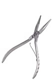 Fish Bone Pliers/Tweezers Stainless Steel Washable (Silver)