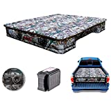 Pittman Outdoors PPI-402 AirBedz CAMO Truck Bed Air Mattress | Full Size-Short Bed, 6-6.5 Feet in Length with Built-in Rechargeable Battery Air Pump | The Original Truck Bed Air Mattress
