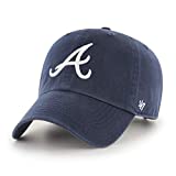 MLB Atlanta Braves '47 Clean Up Adjustable Hat, Navy, One Size