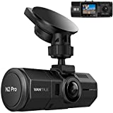 Vantrue N2 Pro Uber Dual 1080P Dash Cam, 2.5K 1440P Front Dash Cam, Front and Inside Dash Camera w/Infrared Night Vision, 24hr Motion Detection Parking Mode, Accident Record, Support 256GB max(2023)