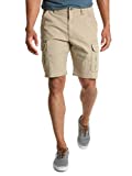 Wrangler Authentics Men's Classic Cargo Stretch Short, Grain Twill, 32