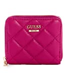 GUESS Cessily Small Zip Around Wallet, Fuchsia