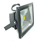 QUANS 30W Watt Warm White 12V 24V AC DC Ultra Bright LED Security Wash Flood Light Floodlight Lamp High Power Black Case Waterproof IP65 Work in The Rain Superbright 3000K, 12-24V Input Low Voltage