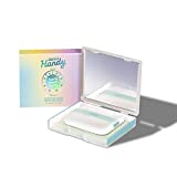 Merci Handy - 100% Natural Blotting Paper - 50 Oil Absorbing Sheets for Face - Easy use for Perfect Oily Skin Control - Made from Green Tea Extracts and Hemp + Compact Mirror + Adhesive Puff - Vegan