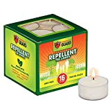 Mosquito Guard Tealight Citronella Candles 16 Pcs - Mosquito Repellent Outdoor - Mosquito Repellent for Patio - Plant Based Mosquito Repellent Candles