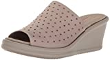 Skechers Cali Women's Rumblers-Silky Smooth Slide Sandal, taupe, 8 M US