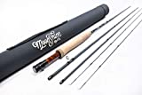 Moonshine Rod Co. The Vesper Series Fly Fishing Rod with Carrying Case and Extra Rod Tip Section - 5wt 9'