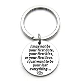 XYBAGS Anniversary Keychain for Wife from Husband, Birthday Wedding Valentine's Day Deployment Key Chain for Women - I Just Want To Be Your Last Everything (Women)