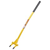 HONEY BADGER HB40-2 Demolition Fork - 40 in 2-tine Wrecking Pry Bar- MADE IN THE U.S.A - THE TRUSTED ORIGINAL - Multipurpose demo tools for flooring, siding, framing, trim, drywall, and more!
