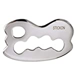 Stainless Steel Gua Sha Scraping Massage Tool - STICKON IASTM Tools Great Soft Tissue Mobilization Tool (STICKON-01)