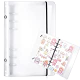 Sticker Collecting Album Sheets Reusable Sticker Book Sticker Collection Accessories Activity Sticker Album for Collecting Stickers Labels Sticker Book for Back to School Gifts, A6/ A5 (1 Piece, A6)