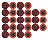 COSPOF 2 Inch Quick Change Disc,26 Pack Surface Conditioning Disc,Ideal for Sanding Disc and Prep (Red-Medium).