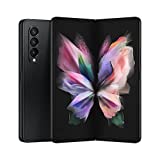 SAMSUNG Galaxy Z Fold 3 5G Factory Unlocked Android Cell Phone US Version Smartphone Tablet 2-in-1 Foldable Dual Screen Under Display Camera 256GB Storage, Phantom Black (Renewed)