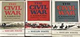 The Civil War: A Narrative: Volume 1, Fort Sumter To Perryville; Volume 2, Fredericksburg To Meridian; Volume 3, Red River To Appomattox. Three Volume Set.