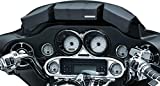 Kuryakyn 5212 Batwing Fairing Storage Pouch Bag with Magnetic Closures for 1996-2013 Harley-Davidson Touring and Trike Motorcycles, Black